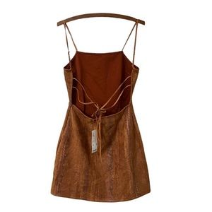 Urban Outfitters Suede MIDI-dress